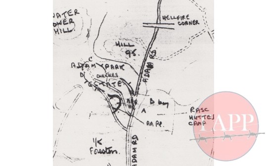 Close Up of Sketch map