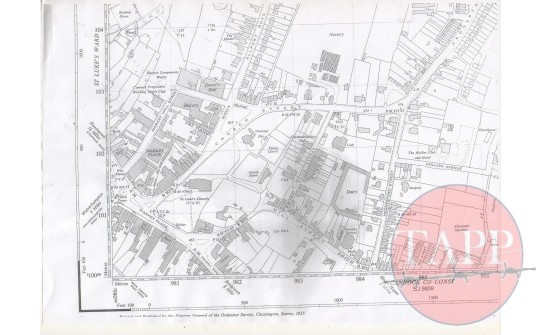 Map of Cannock 1957