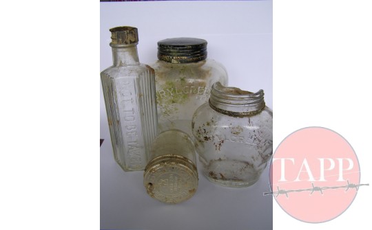 Hair lotion bottles found at No.6 Adam Park