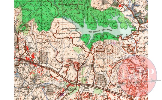 1938 OS map of Adam Park and immediate area