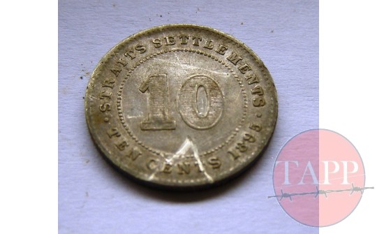 1895 10 cents Coin