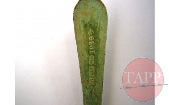 Silver mark and date stamp