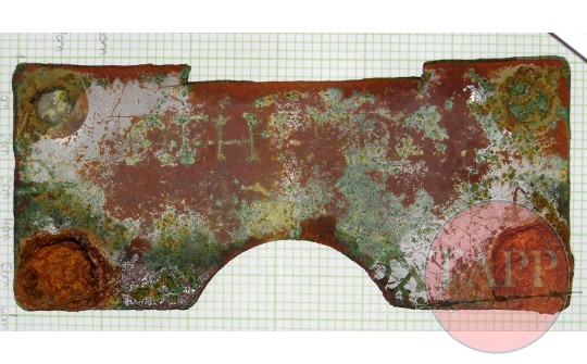 3d Scan image of the plaque done by MAEK 
