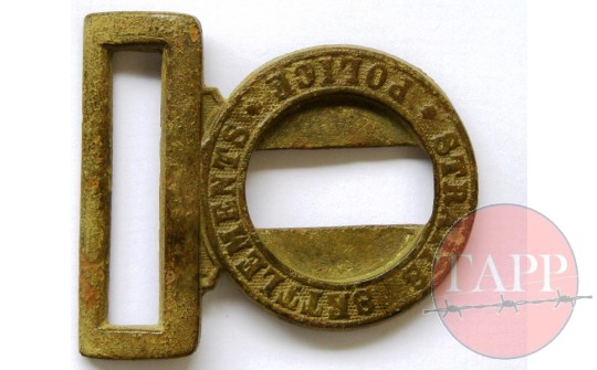 Straits Settlements Police Belt Buckle