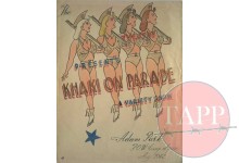 Des Bettany's Khaki on Parade poster