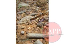 Ammunition found on the survface