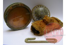 Other items found in the Test Pit including bayonet parts and ammo pouch clips