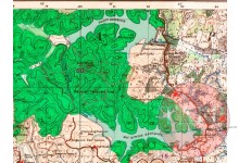 1938 OS map MacRitchie to Pierce