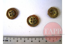 A collection of shirt buttons found at No7 Adam Park
