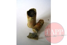Cartridge with granular charge