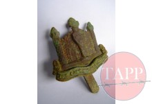 Cambridgeshire Cap Badge found at No.17 Adam Park