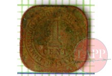 Straits Settlement 1 Cents Coin