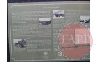 The old information board set up at the junction of Sime and Lornie
