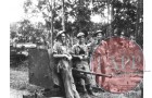2 pdr anti tank gun and crew at Muar