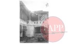 Battle damage to the house