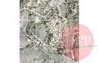 1950 aerial photograph of the Caldecott Estate
