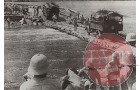 IJA trucks crossing the repaired section of the Causeway