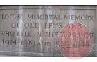 Poignant words on the Leys School war memorial
