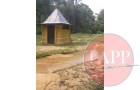 The pipeline is interspersed with pump houses and sections of open drainage 