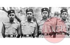 Volunteers wearing the belts