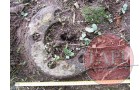 The wheel hub how it was found on site