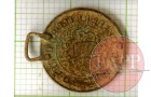 Dutch Coin made into a brooch showing the clip soldered onto the coin