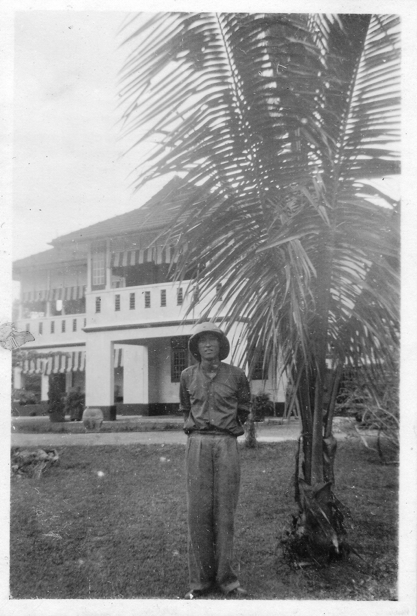 大隊本部のあった白人住宅 41st HQ 2nd batt -